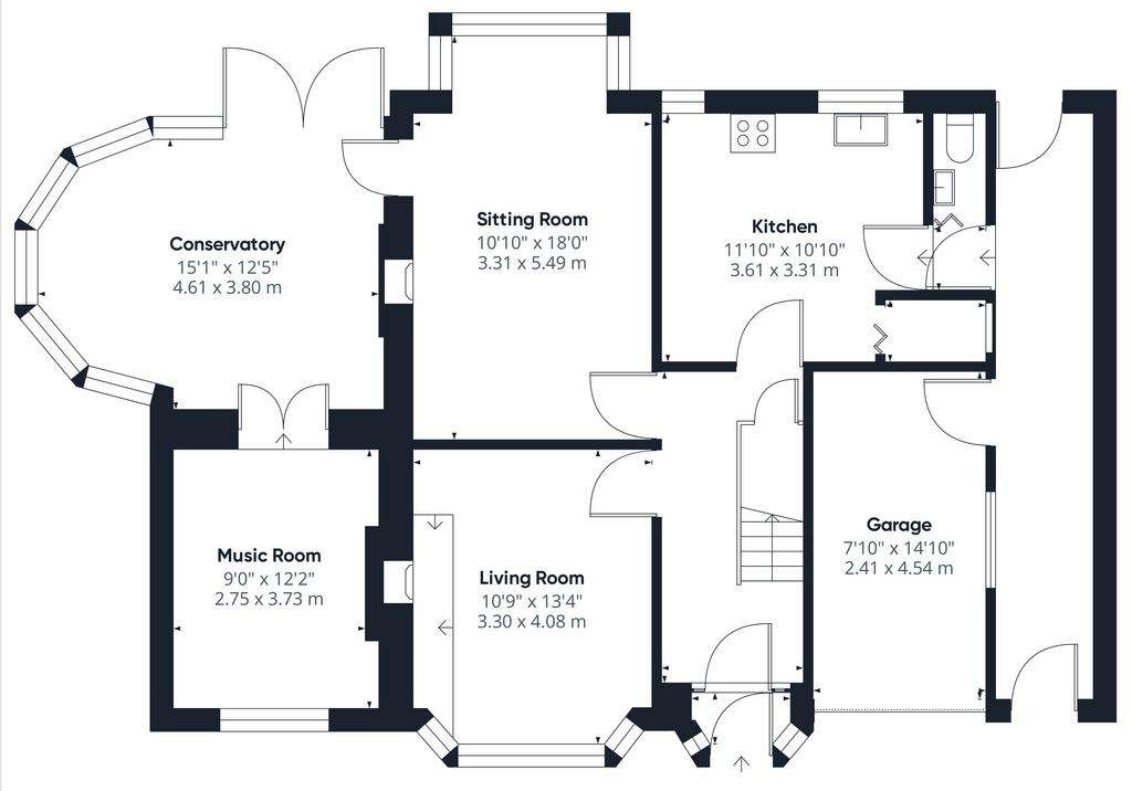 4 bedroom detached house for sale - floorplan