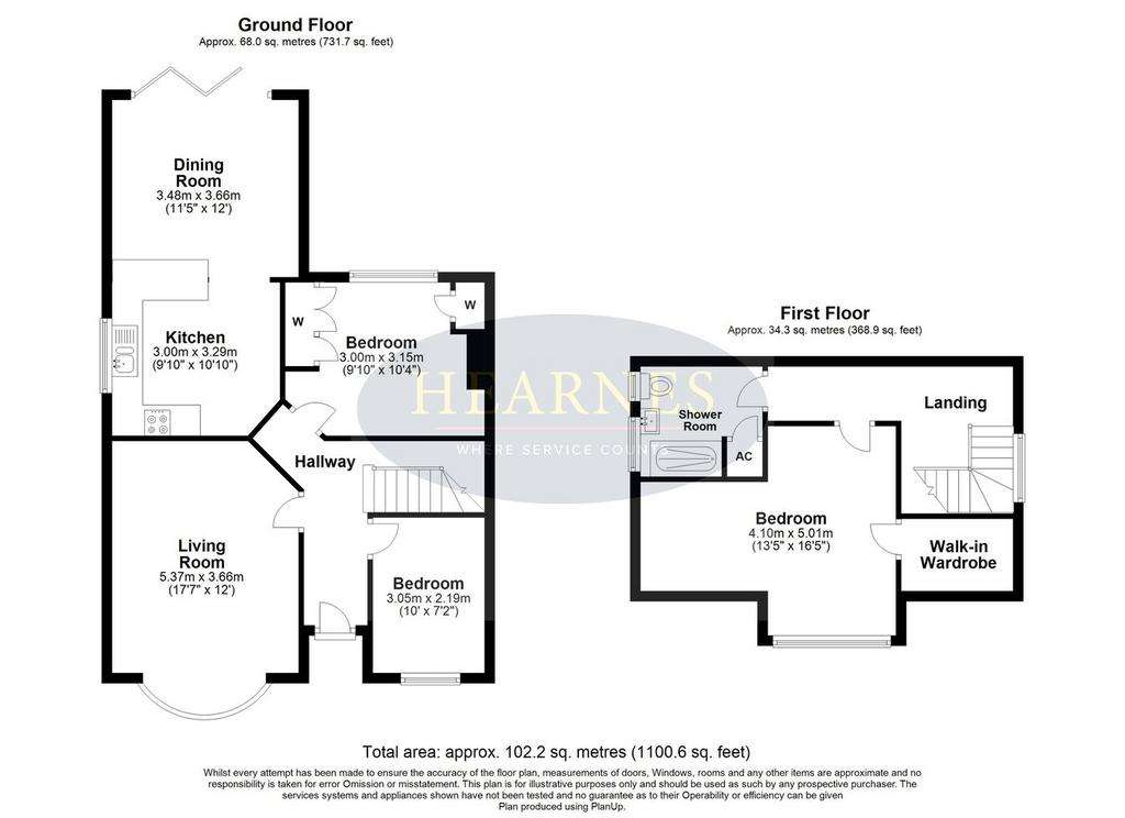 3 bedroom detached house for sale - floorplan