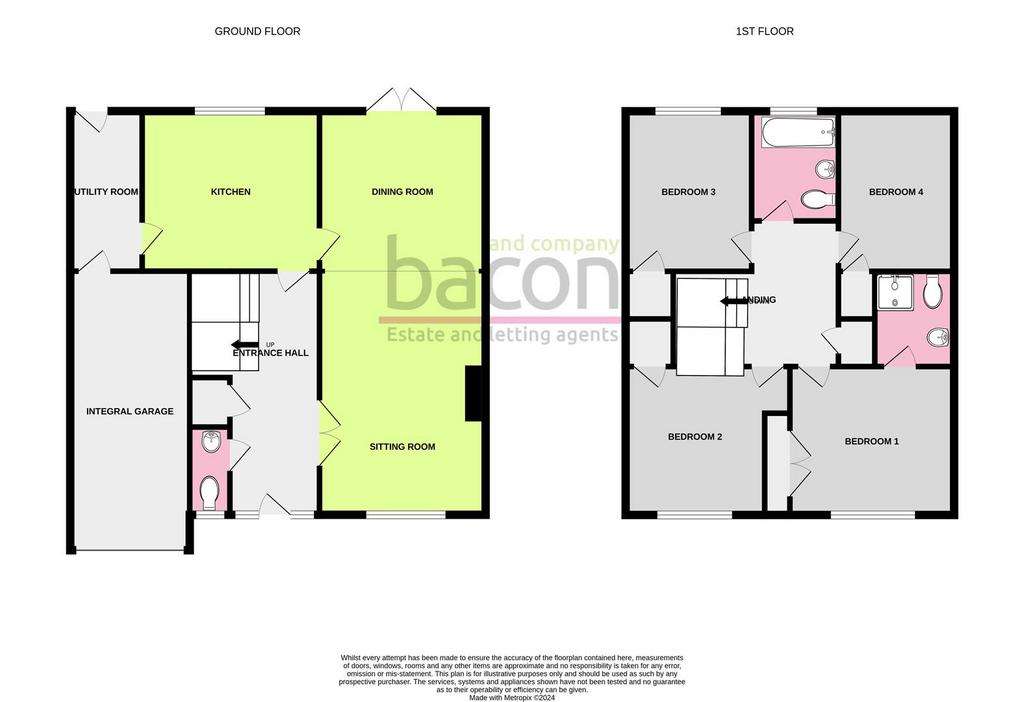 4 bedroom detached house for sale - floorplan