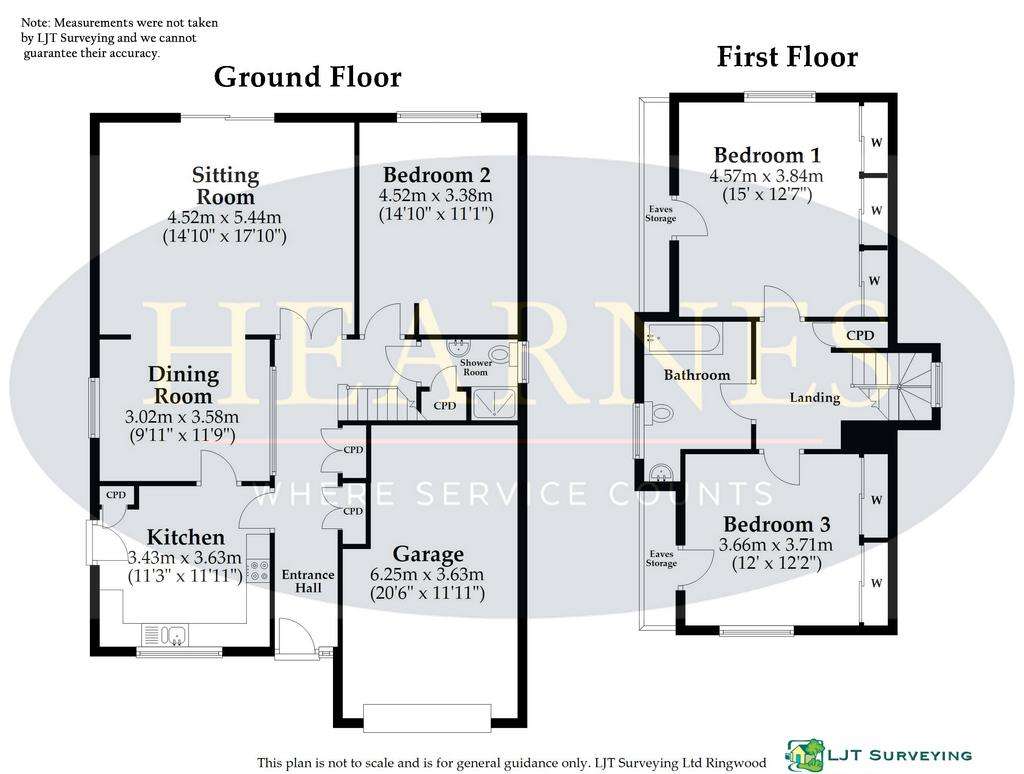 3 bedroom chalet for sale - floorplan