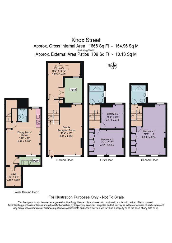 3 bedroom house to rent - floorplan