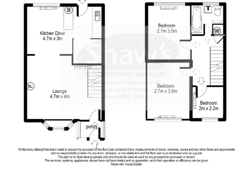 3 bedroom detached house for sale - floorplan