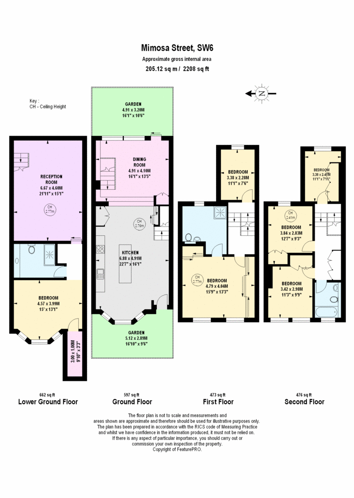 5 bedroom house to rent - floorplan