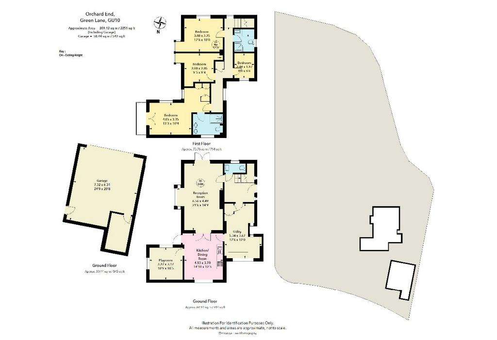 4 bedroom detached house to rent - floorplan