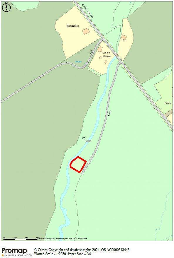 Plot for sale - floorplan