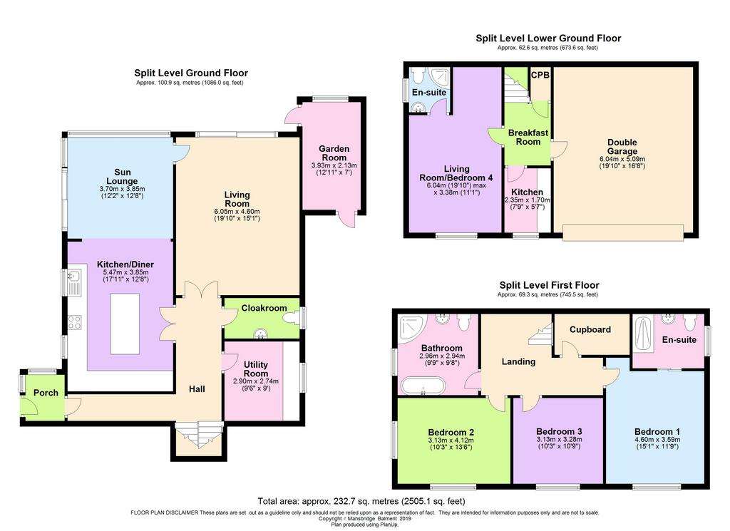 4 bedroom detached house for sale - floorplan