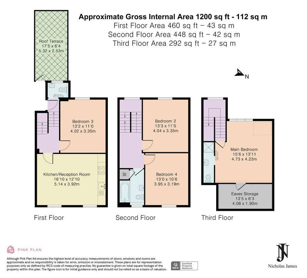 4 bedroom flat to rent - floorplan