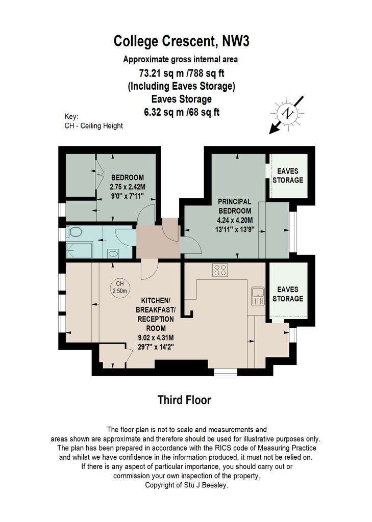 2 bedroom flat for sale - floorplan