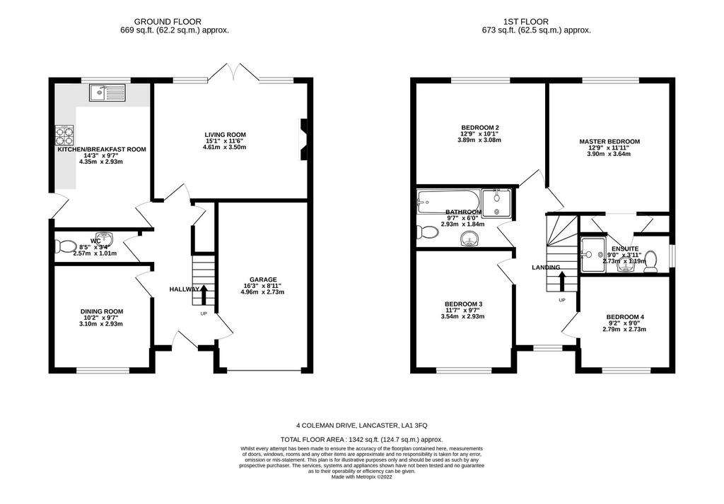 4 bedroom detached house for sale - floorplan