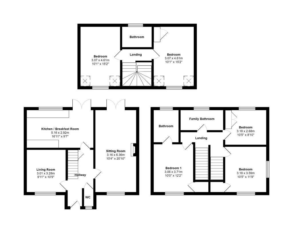 5 bedroom detached house for sale - floorplan