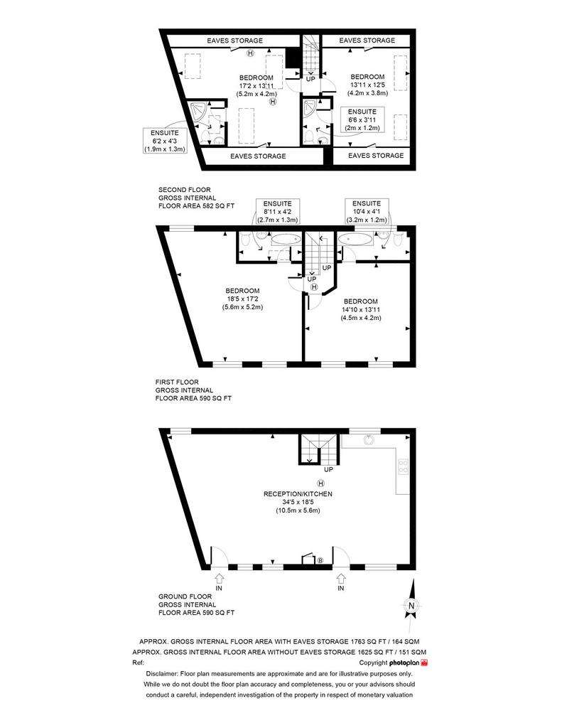 4 bedroom mews house to rent - floorplan