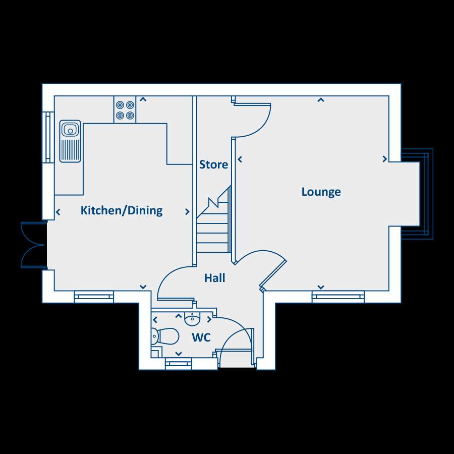 3 bedroom detached house for sale - floorplan