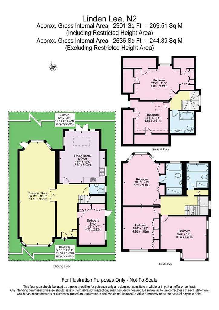 5 bedroom house to rent - floorplan