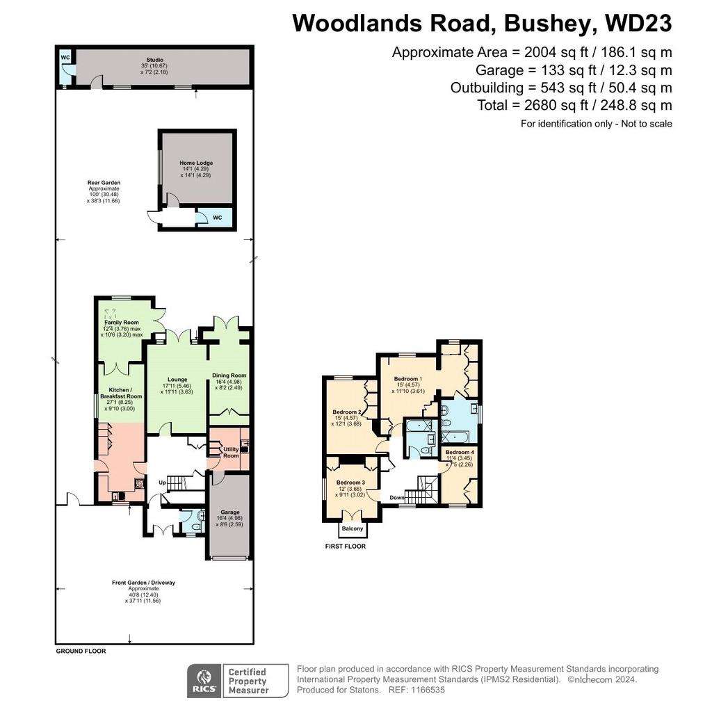 4 bedroom detached house for sale - floorplan