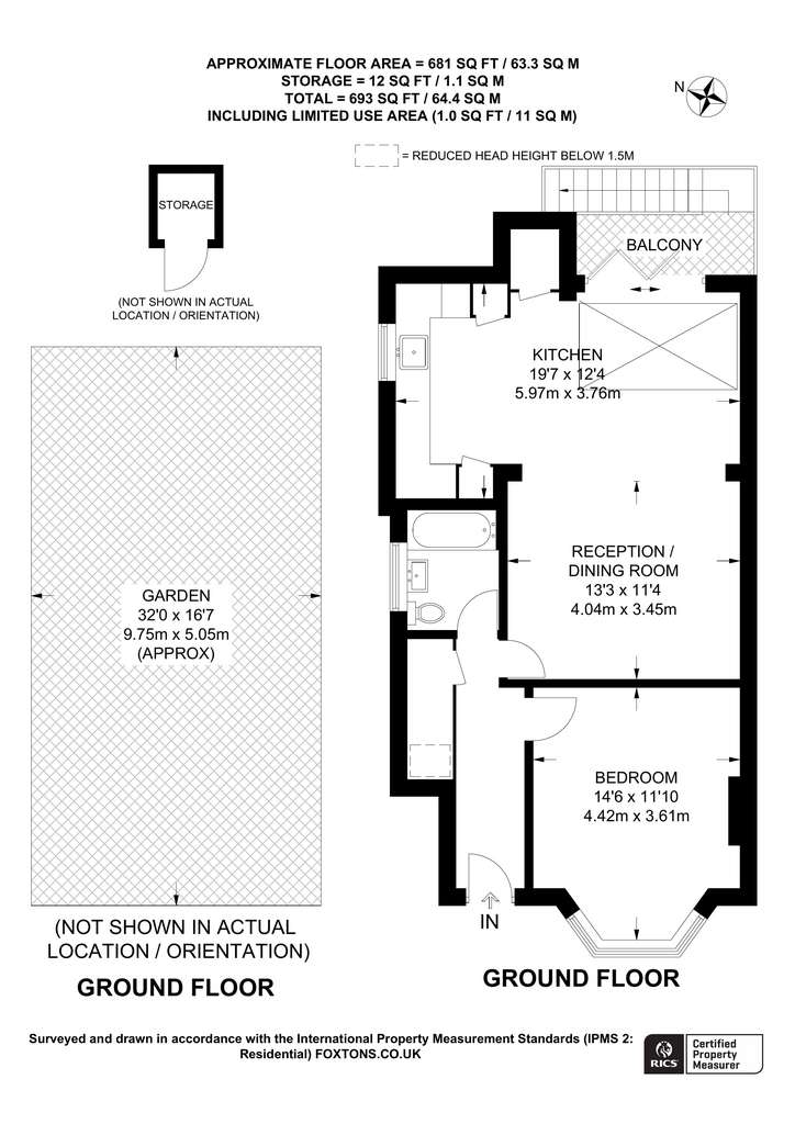 4 bedroom semi-detached house to rent - floorplan