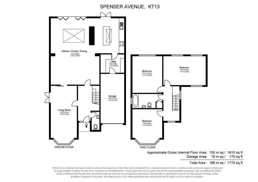 3 bedroom detached house to rent - floorplan