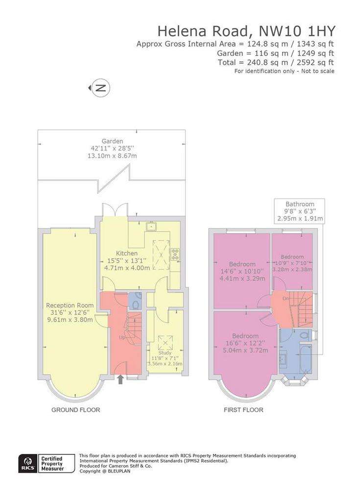 3 bedroom detached house to rent - floorplan