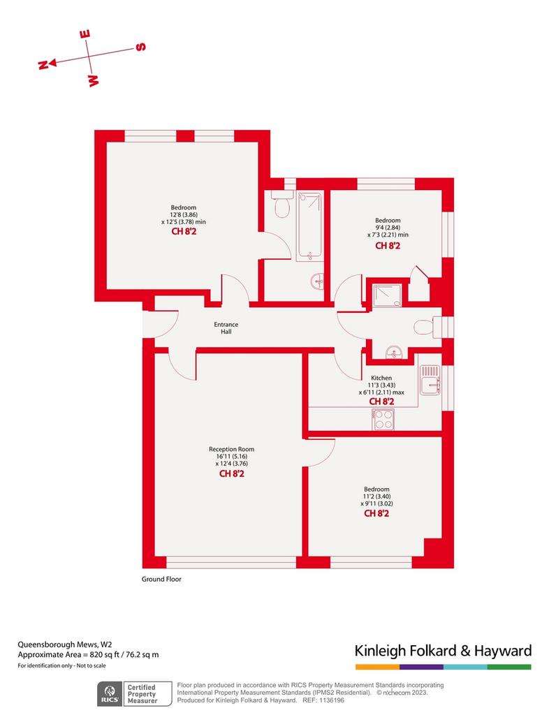 3 bedroom flat for sale - floorplan