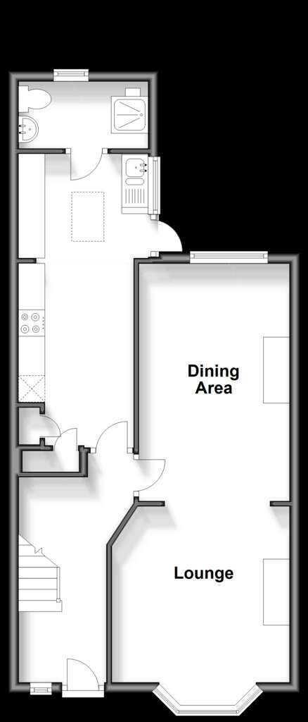 3 bedroom terraced house for sale - floorplan