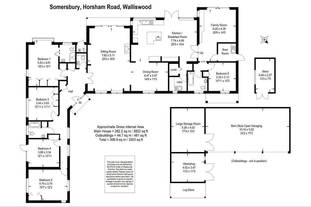 5 bedroom detached house for sale - floorplan