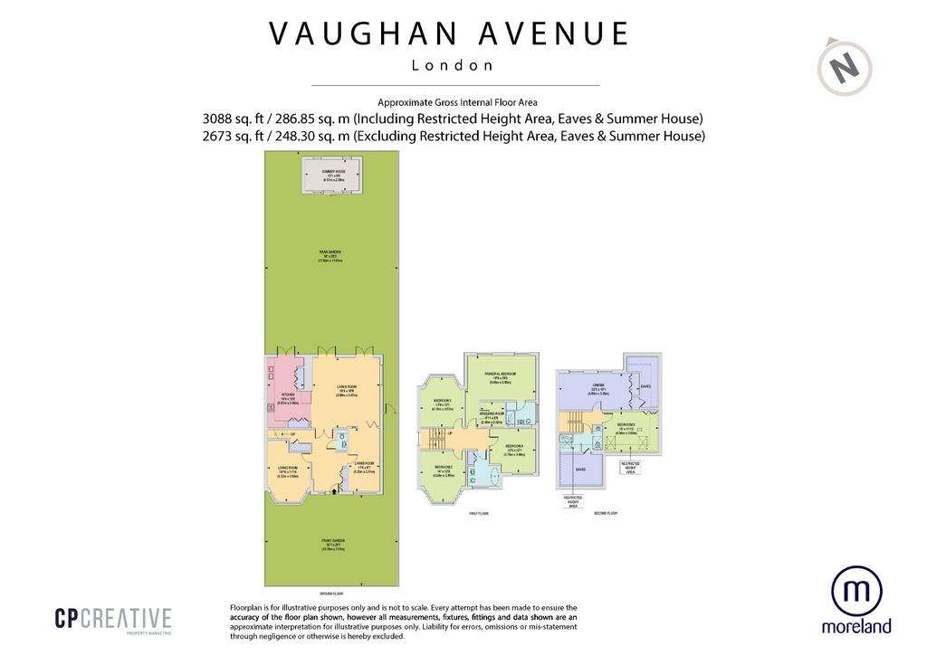 5 bedroom semi-detached house for sale - floorplan