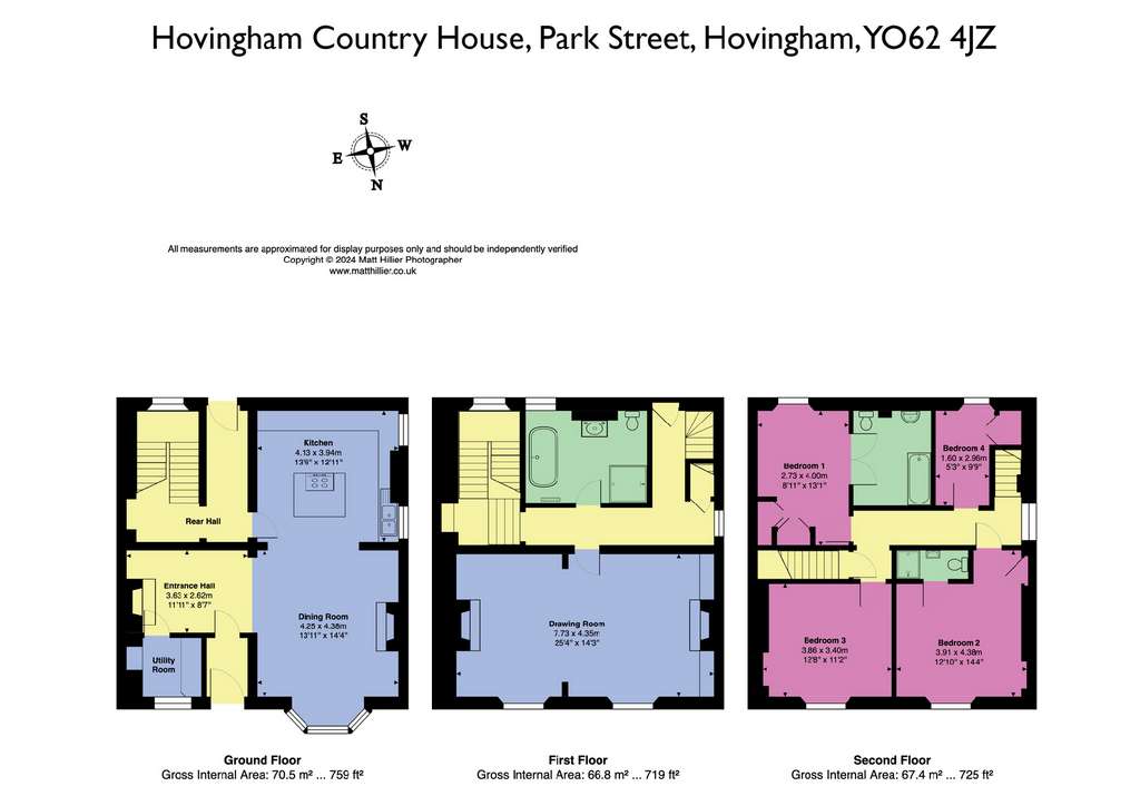 4 bedroom town house to rent - floorplan