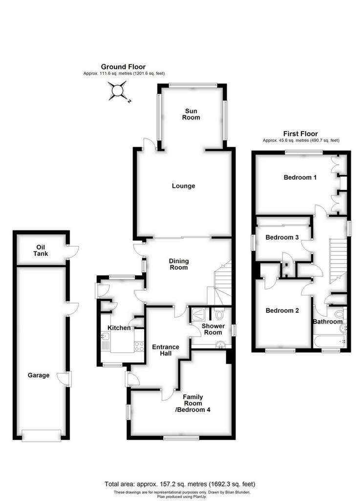 3 bedroom house for sale - floorplan