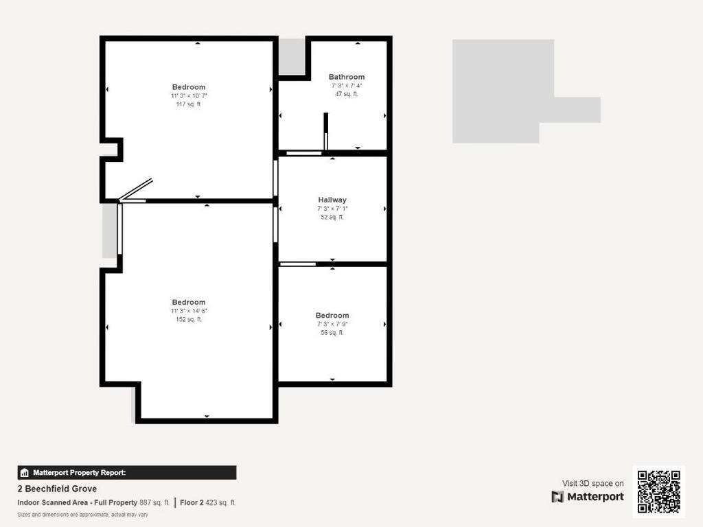 3 bedroom semi-detached house for sale - floorplan