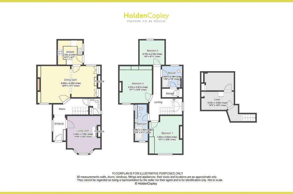 3 bedroom detached house for sale - floorplan