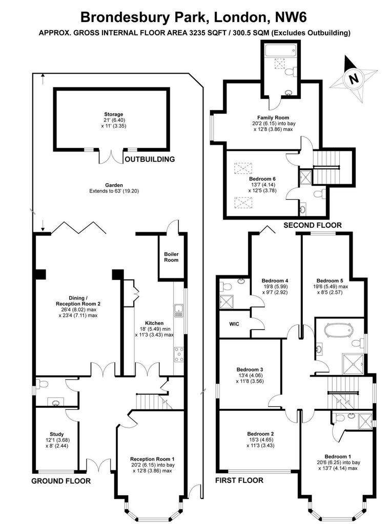 7 bedroom detached house to rent - floorplan