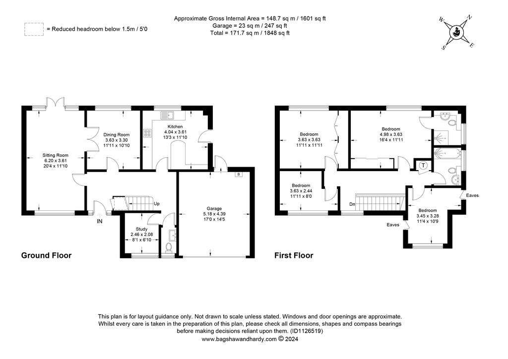 4 bedroom detached house for sale - floorplan