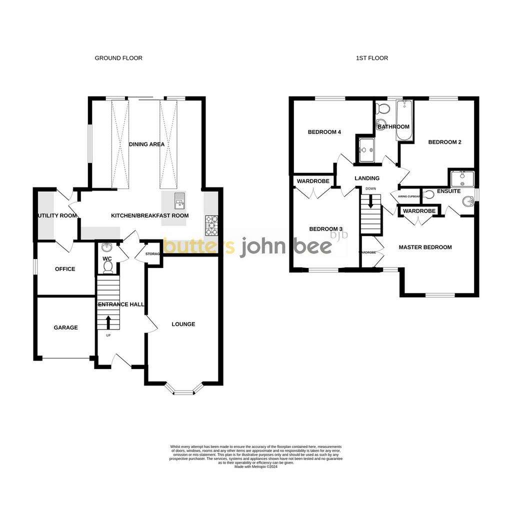 4 bedroom detached house for sale - floorplan