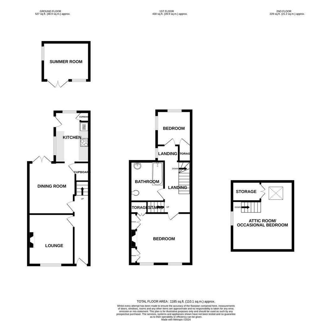 3 bedroom house for sale - floorplan