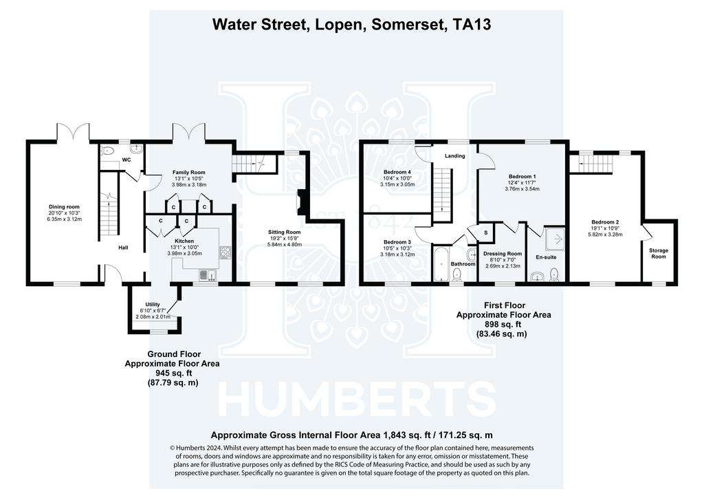 4 bedroom detached house for sale - floorplan