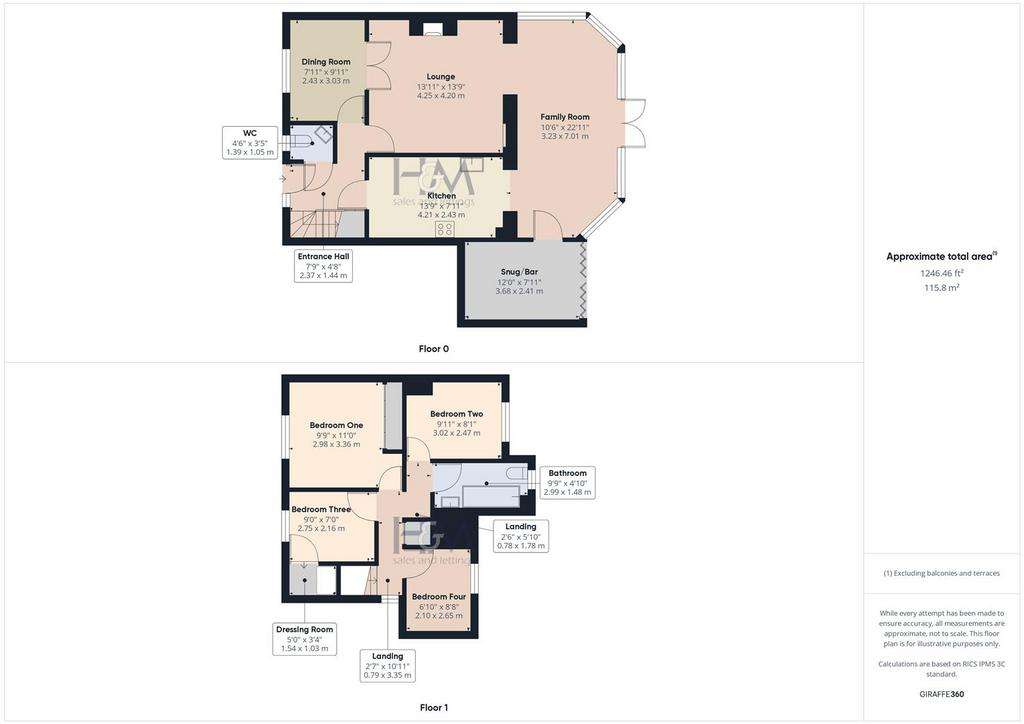 4 bedroom detached house for sale - floorplan