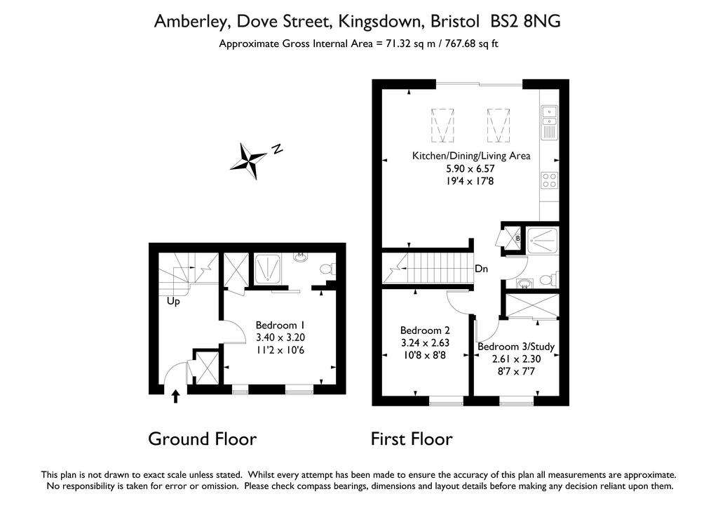 3 bedroom terraced house for sale - floorplan