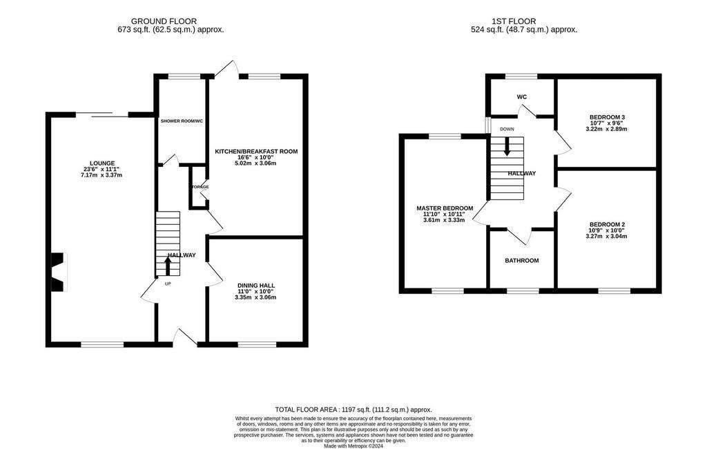 3 bedroom detached house for sale - floorplan