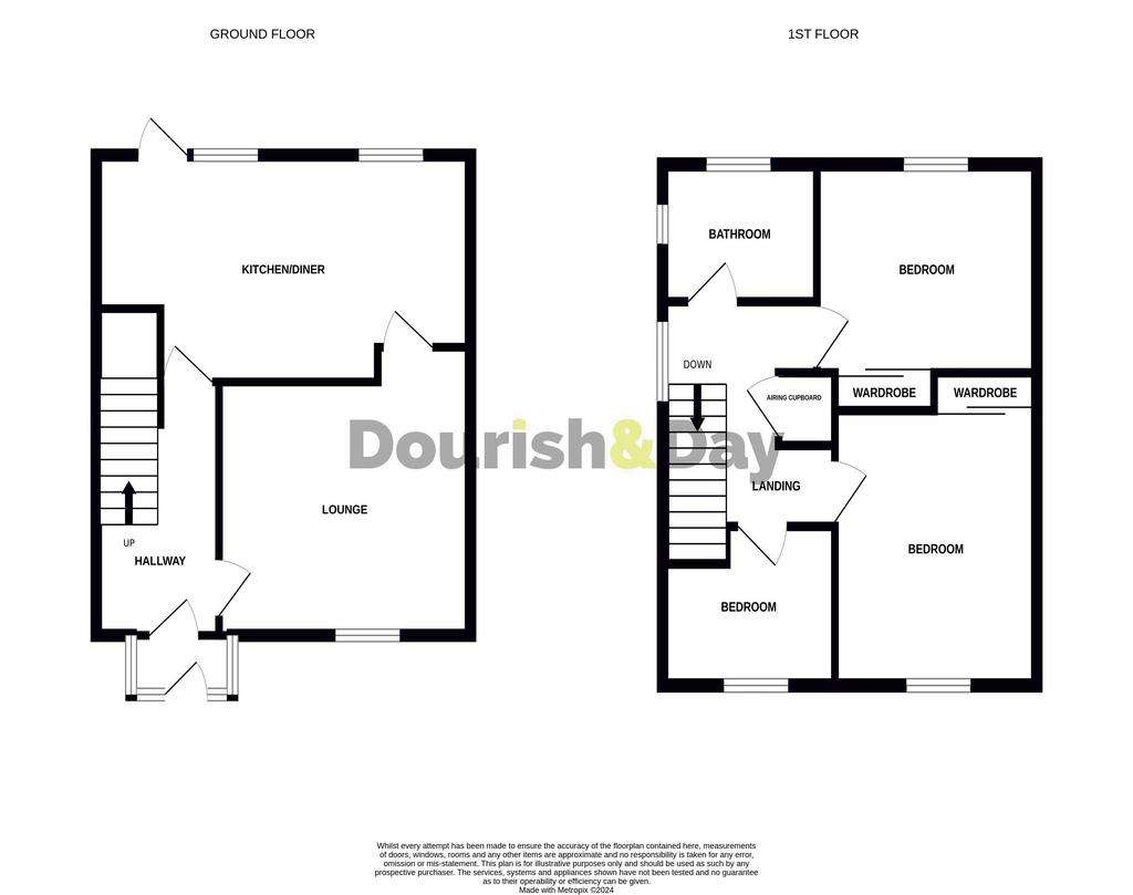 3 bedroom semi-detached house for sale - floorplan