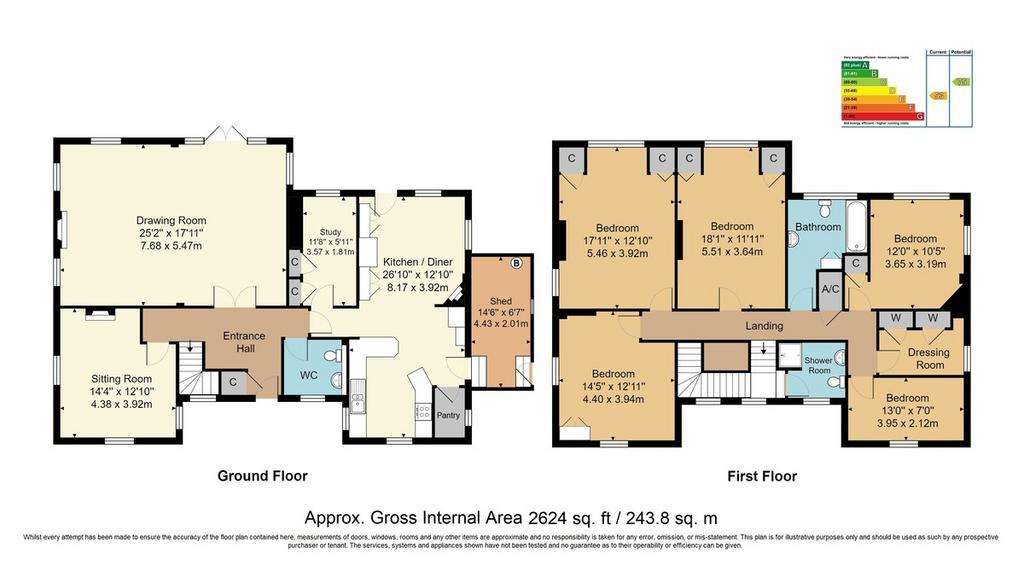 5 bedroom detached house for sale - floorplan