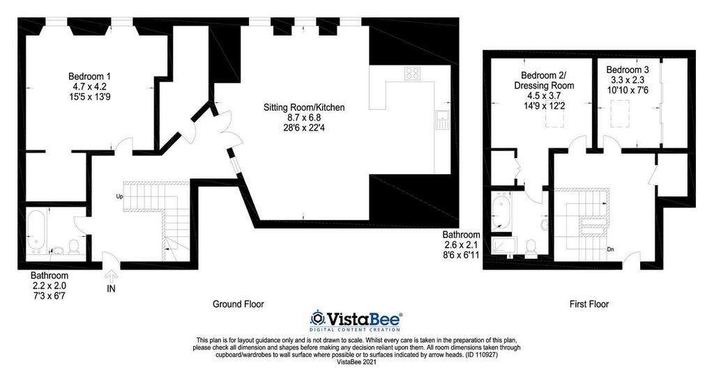 3 bedroom flat to rent - floorplan