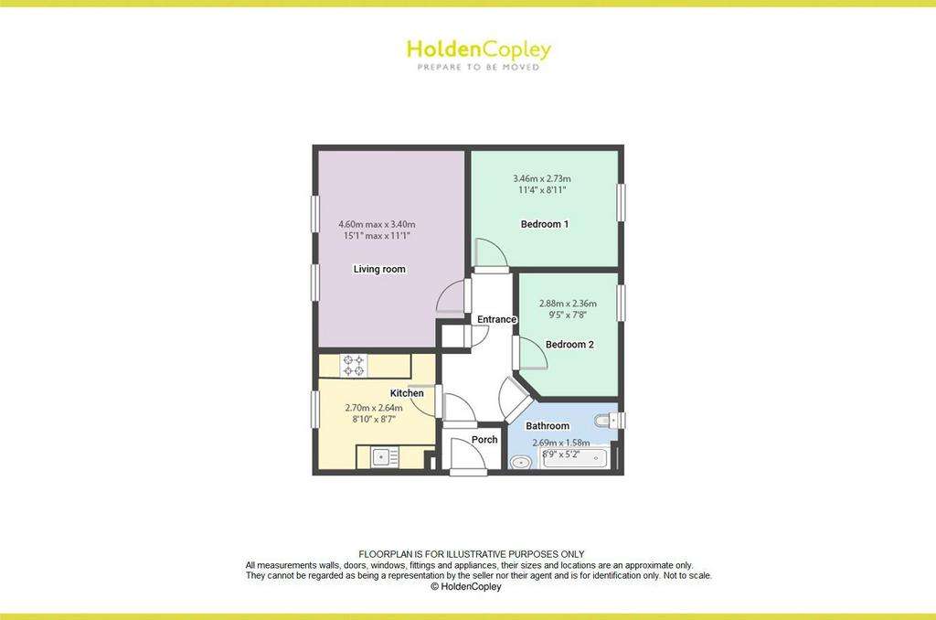 2 bedroom flat for sale - floorplan