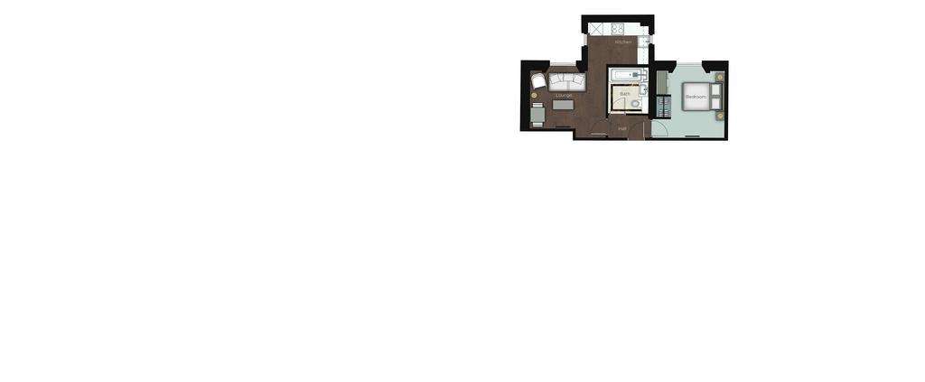 1 bedroom flat to rent - floorplan