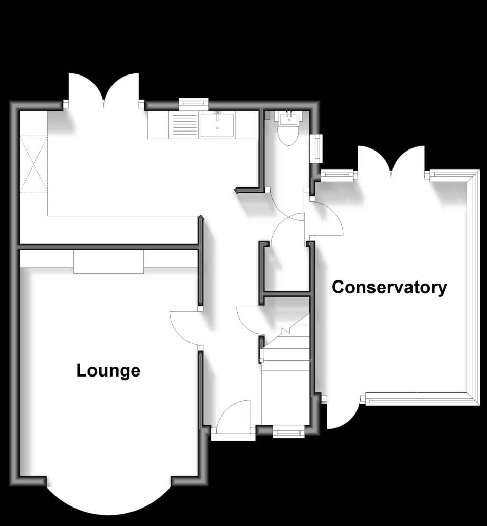 3 bedroom semi-detached house for sale - floorplan