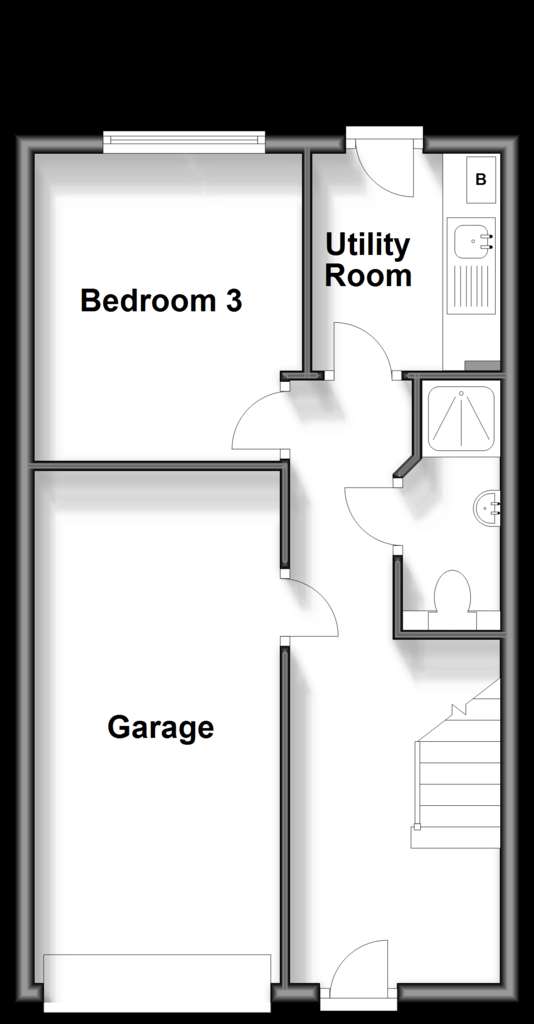 3 bedroom town house for sale - floorplan