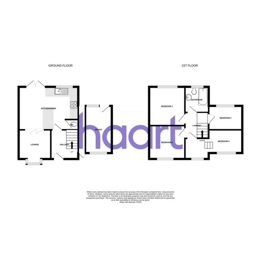 4 bedroom detached house for sale - floorplan