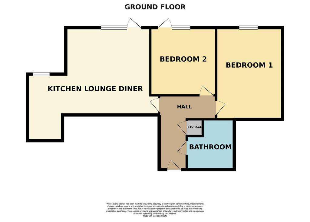 2 bedroom flat for sale - floorplan