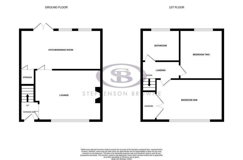 2 bedroom semi-detached house for sale - floorplan