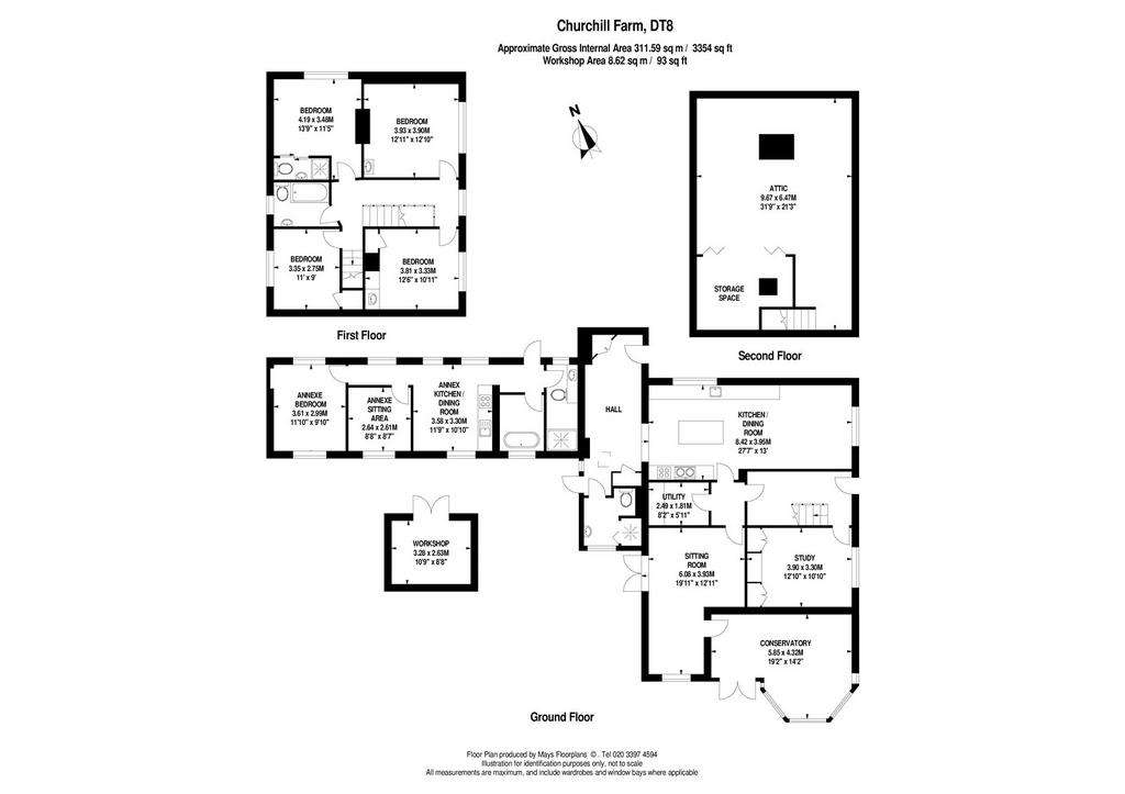 5 bedroom detached house for sale - floorplan