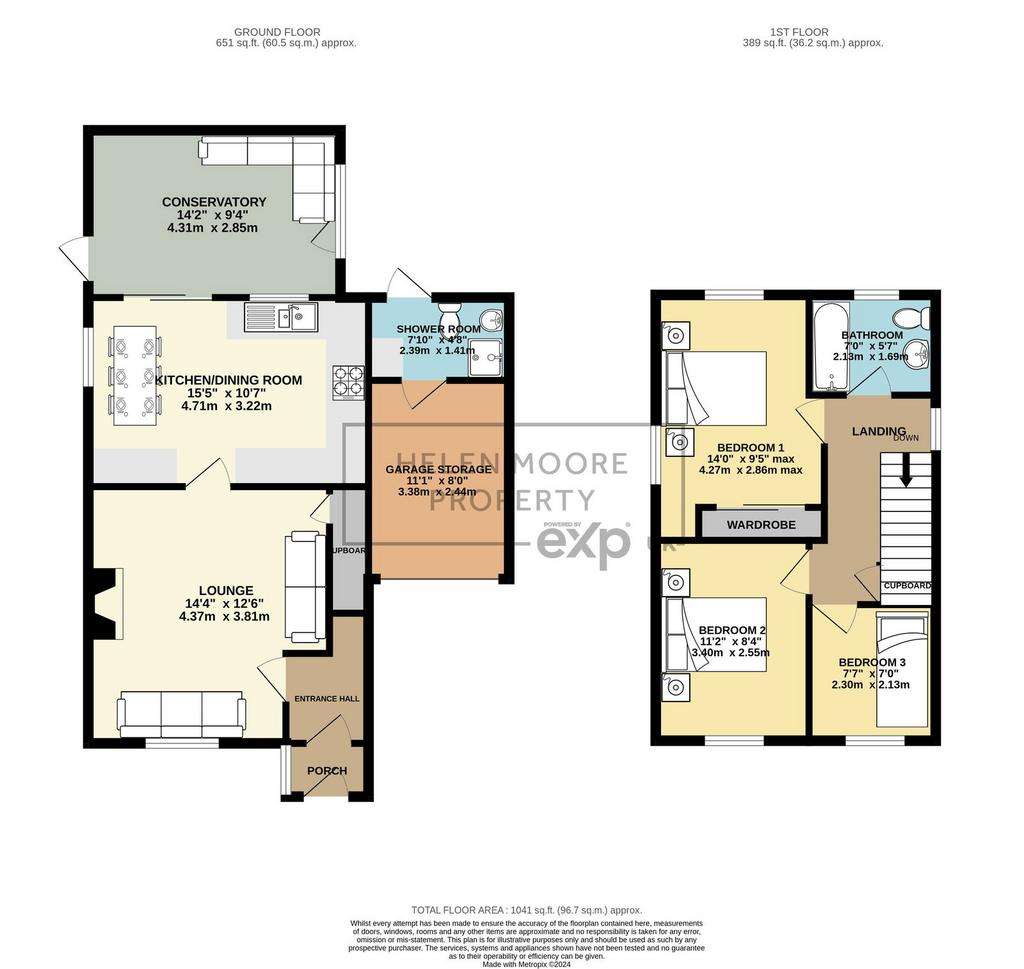 3 bedroom link-detached house for sale - floorplan