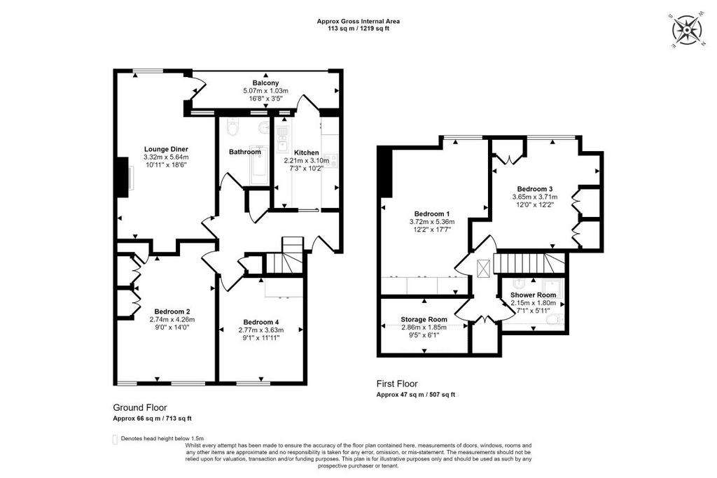 4 bedroom flat for sale - floorplan